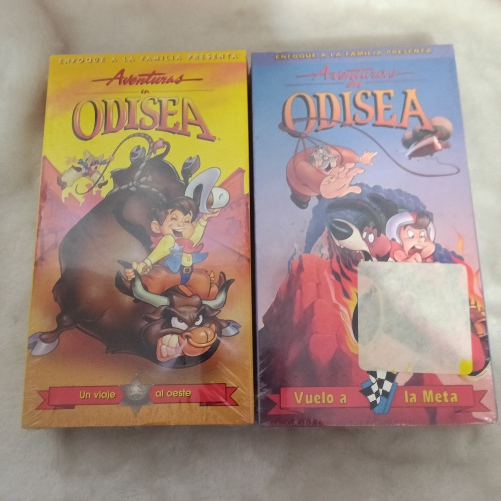 Aventuras en Odisea Spanish VHS Set Episodes 2 & 8 Adventures in Odyssey Sealed